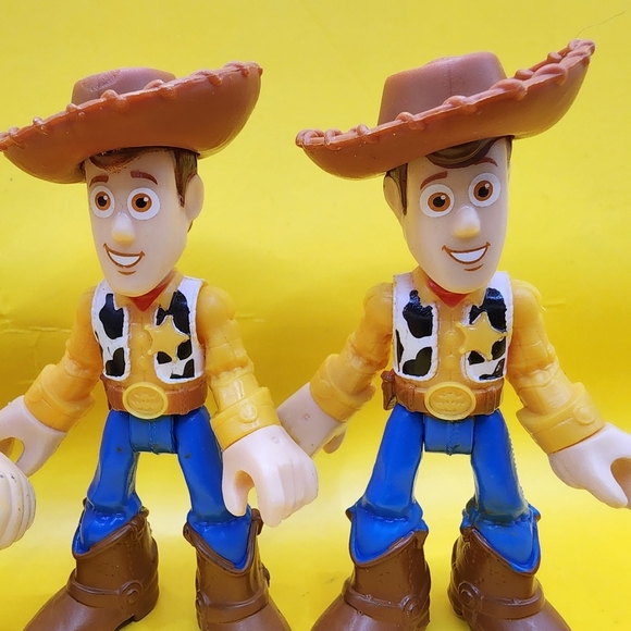 Fisher Price Imaginext Lot Toy Story Woody Buzz Lightyear 3" - Picture 3 of 6